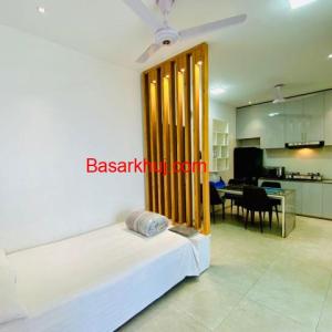Premium 2-room Furnished Studio Apartment Rent in Baridhara