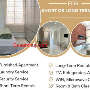 Chic & Cozy 2-Room Studio Apartment Rent in Bashundhara R/A–Fully Furnished