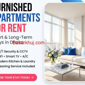 Fully Furnished Services 1BHK for Rent in Bashundhara R/A