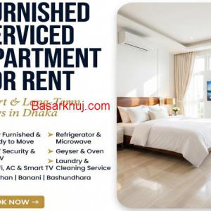 Fully Furnished 1BHK Apartment for Rent in Bashundhara