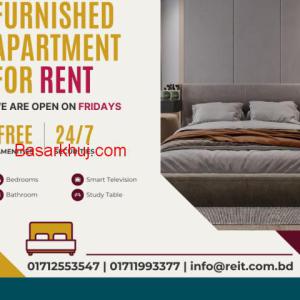 Premium Serviced 1BHK Flat for Rent in Bashundhara R/A