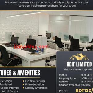 Premium Furnished Office Space for Rent in Bashundhara R/A