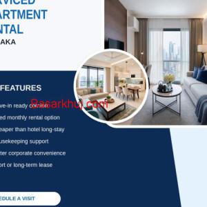 Fully Furnished 2-Bed Apartment for Rent in Bashundhara R/A