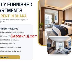 Premium Furnished 3BHK Apartment for Rent in Bashundhara R/A, Dhaka