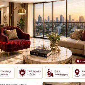 Stylish Furnished Apartment for Families & Professionals in Bashundhara