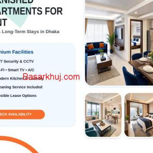 Fully Furnished 3-Bedroom Apartment Available in Bashundhara R/A