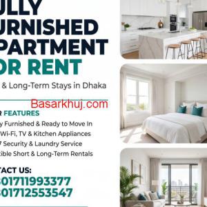Fully Furnished 2 Bedroom Studio Apartments for Rent Baridhara