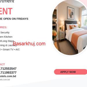 Fully Furnished Apartments for Rent in Bashundhara R/A, Dhaka