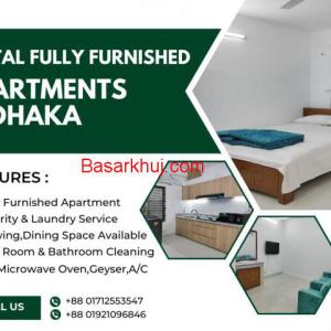 2 room Furnished Apartment for Rent in Bashundhara