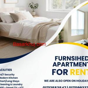 Furnished Three Bed Apartment in Bashundhara R/A